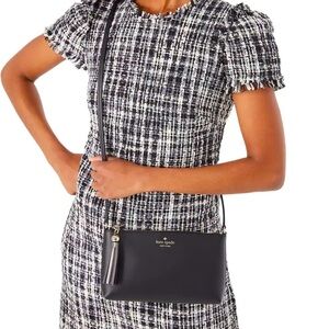 Kate Spade Sleek Black Crossbody Bag